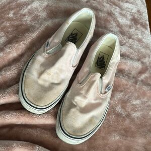 Vans Pink Slip-On Sneakers